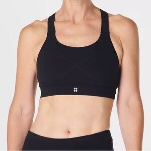 Sweaty Betty  - Racerback Power Medium Support Sports Bra, Black